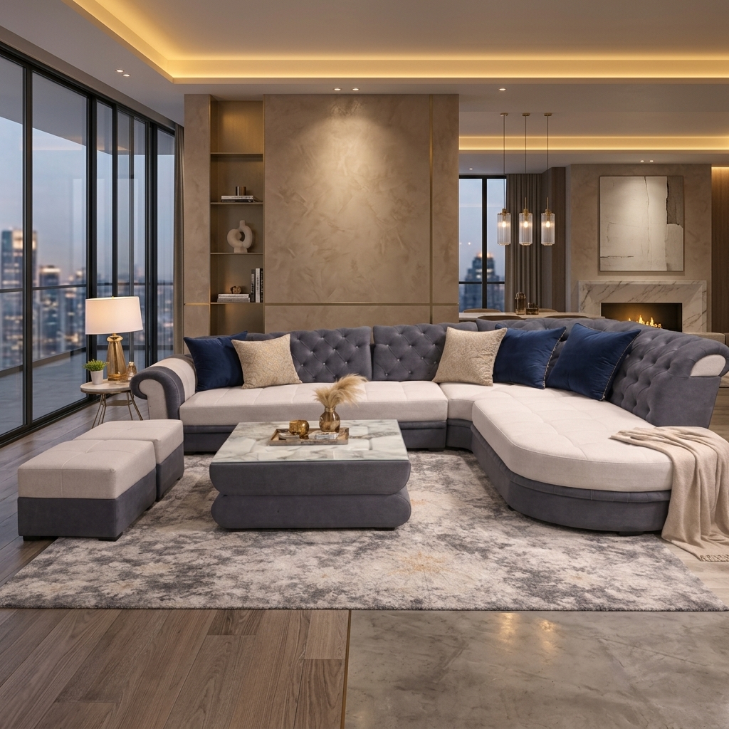 L Shape Sofa 12 view 1