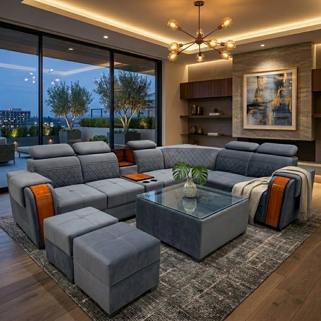 L Shape Sofa 5 view 1