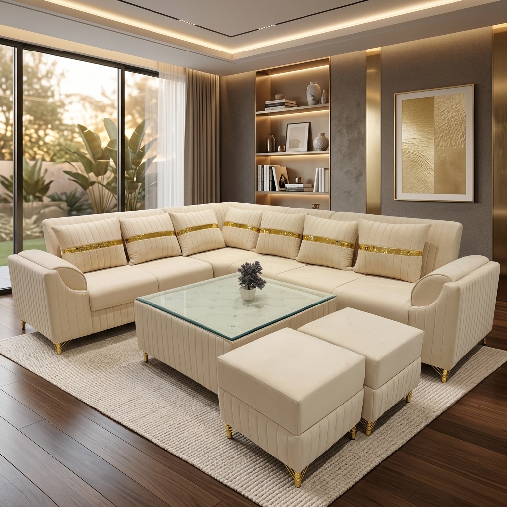 L Shape Sofa 8 view 1